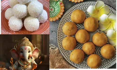 GANESH JI LADDU BHOG 2024 : मोदक के अलावा ये भी है गणपति के प्रिय भोग... READ RECIPE
