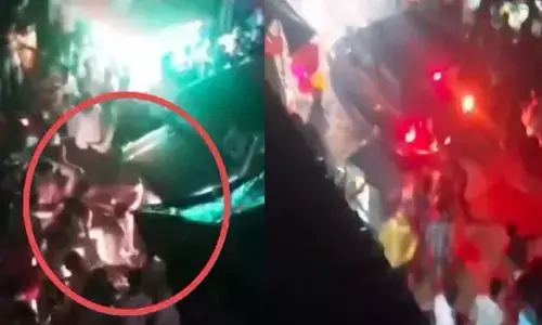 Uttar Pradesh News: दिल दहला देने वाला VIDEO: अमरोहा में भीड़ को रौंदते हुए निकल THAR गाड़ी, मचा हड़कंप...