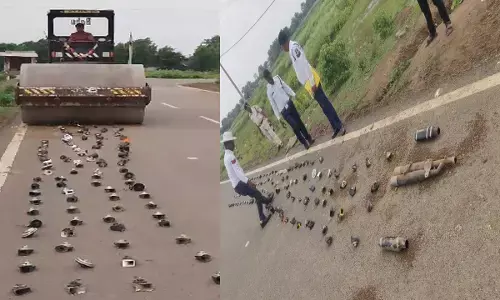 CG News:101 प्रेशर हार्न पर चला बुलडोजर, कान फोडू प्रेशर हॉर्न पर पुलिस की बड़ी कार्रवाई, ...