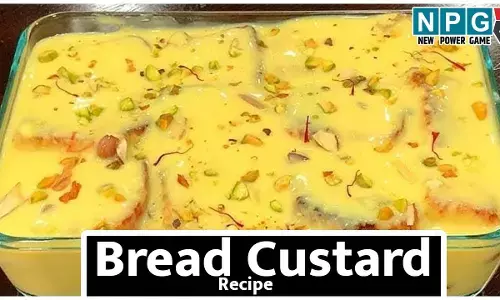 Bread Custard  Recipe: छुट्टी के दिन केवल 10 मिनट में बनाइए ब्रेड कस्टर्ड, खिल उठेंगे चेहरे...