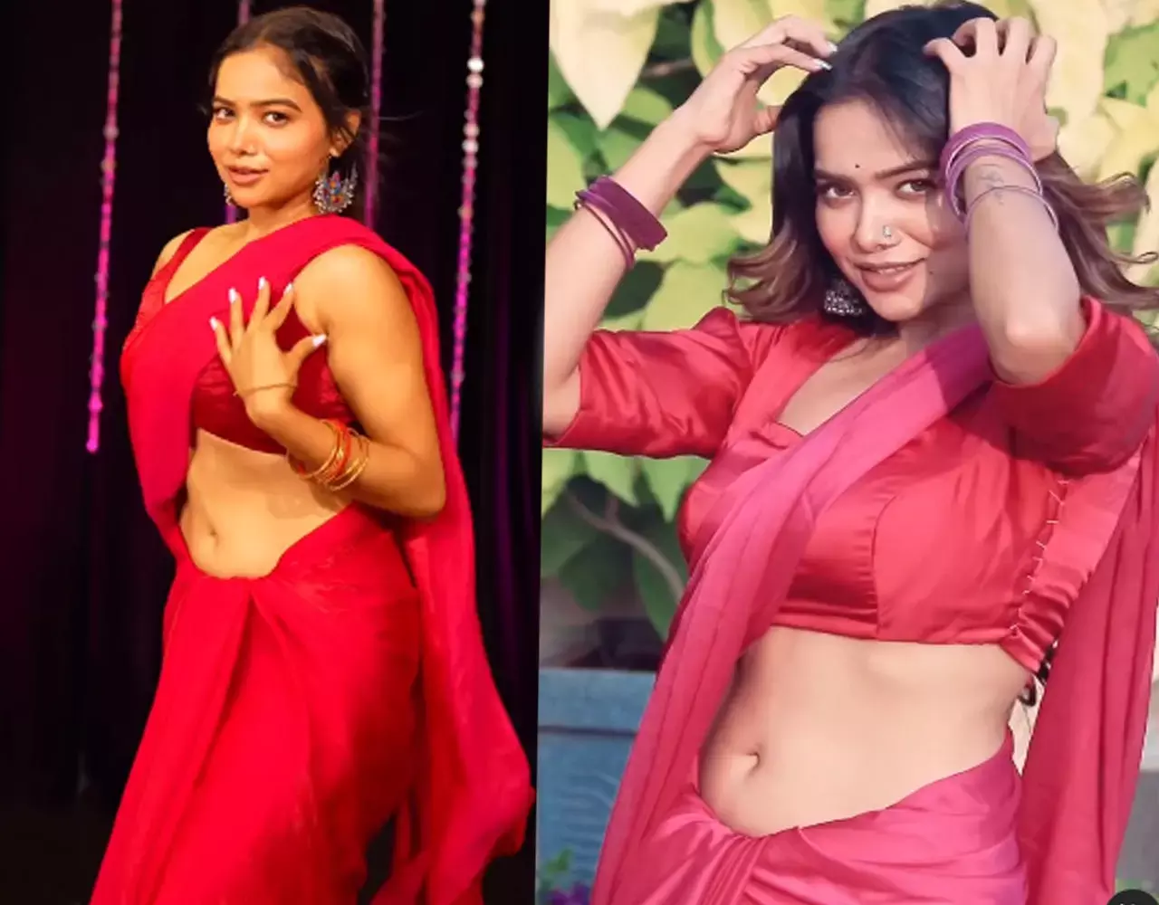 Manisha Rani: रेड साड़ी में मनीषा रानी ने कराया ऐसा बोल्ड फोटोशूट, फिगर देख फैंस के दिल में मची खलबली, बोले...