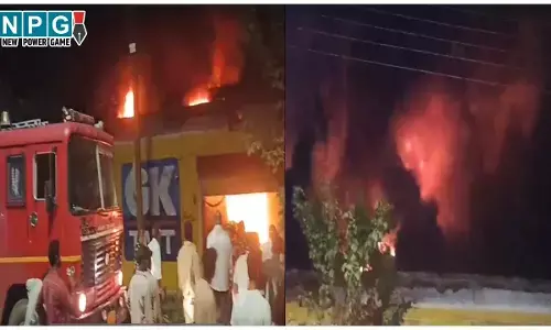 Bilaspur Fire News: बारदाना फैक्ट्री में लगी भीषण आग, फायर ब्रिगेड पहुंचने तक लाखों का सामान जलकर राख, VIDEO
