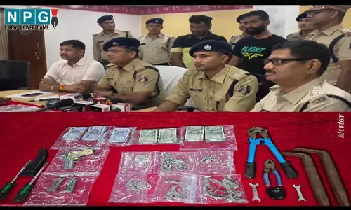 Raipur News:चोरी का खुलासा... पिस्टल, चाकू रखकर देते थे घटना को अंजाम, मास्टरमाइंड सहित दो शातिर को पुलिस ने ऐसे पकड़ा...