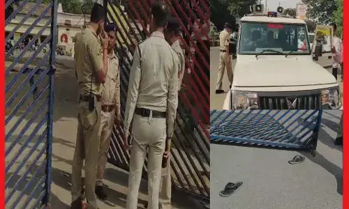 कानून व्यवस्था पर कांग्रेस के हमलों का जवाब देने बीजेपी की चल रही थी पीसी, उसी वक्‍त सेंट्रल जेल के पास बदमाशों ने युवक पर चला दी गोली...