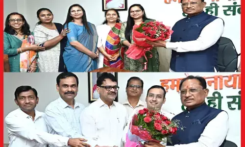 मुख्यमंत्री का राज्य प्रशासनिक सेवा के पदोन्नत अधिकारियों ने जताया आभार