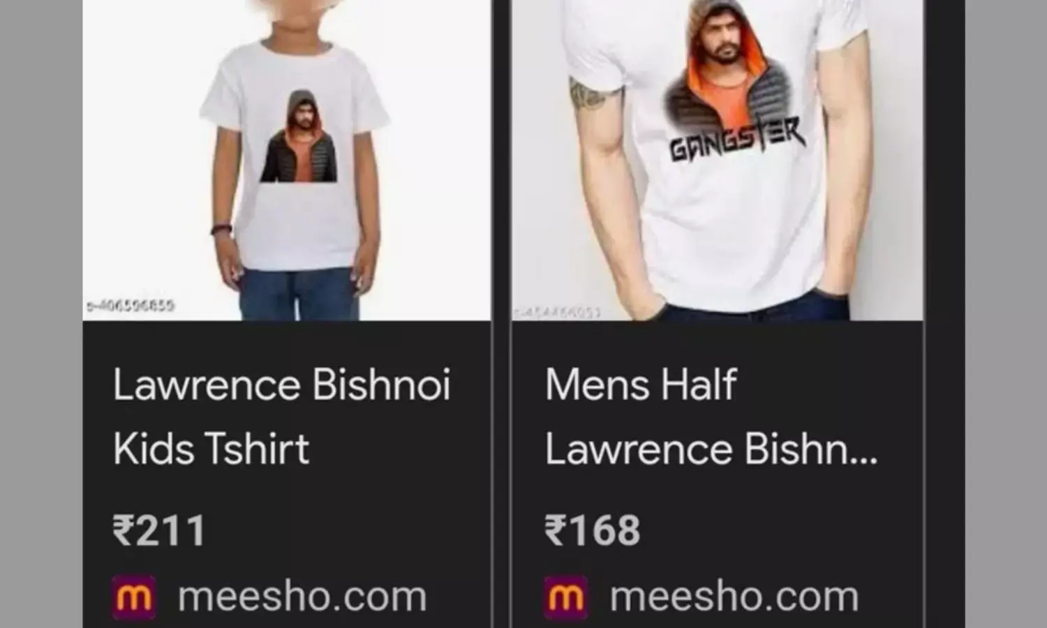 Lawrence Bishnoi T-shirt: लॉरेंस बिश्नोई के प्रिंट वाली टी-शर्ट बेचने पर मीशो पर भड़के लोग, बोले- गैंगस्टरों का महिमांडन बंद करो!