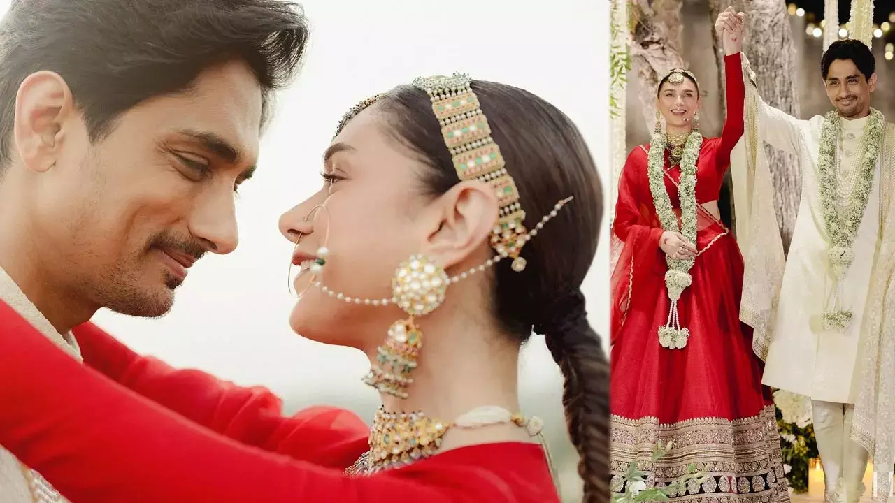 Aditi Rao-Siddharth Wedding: 3 महीने में अदिति राव हैदरी ने सिद्धार्थ से रचाई दूसरी शादी, आंखों में डूबकर पढ़ा इश्क का कलमा, तस्वीरें हुई वायरल...