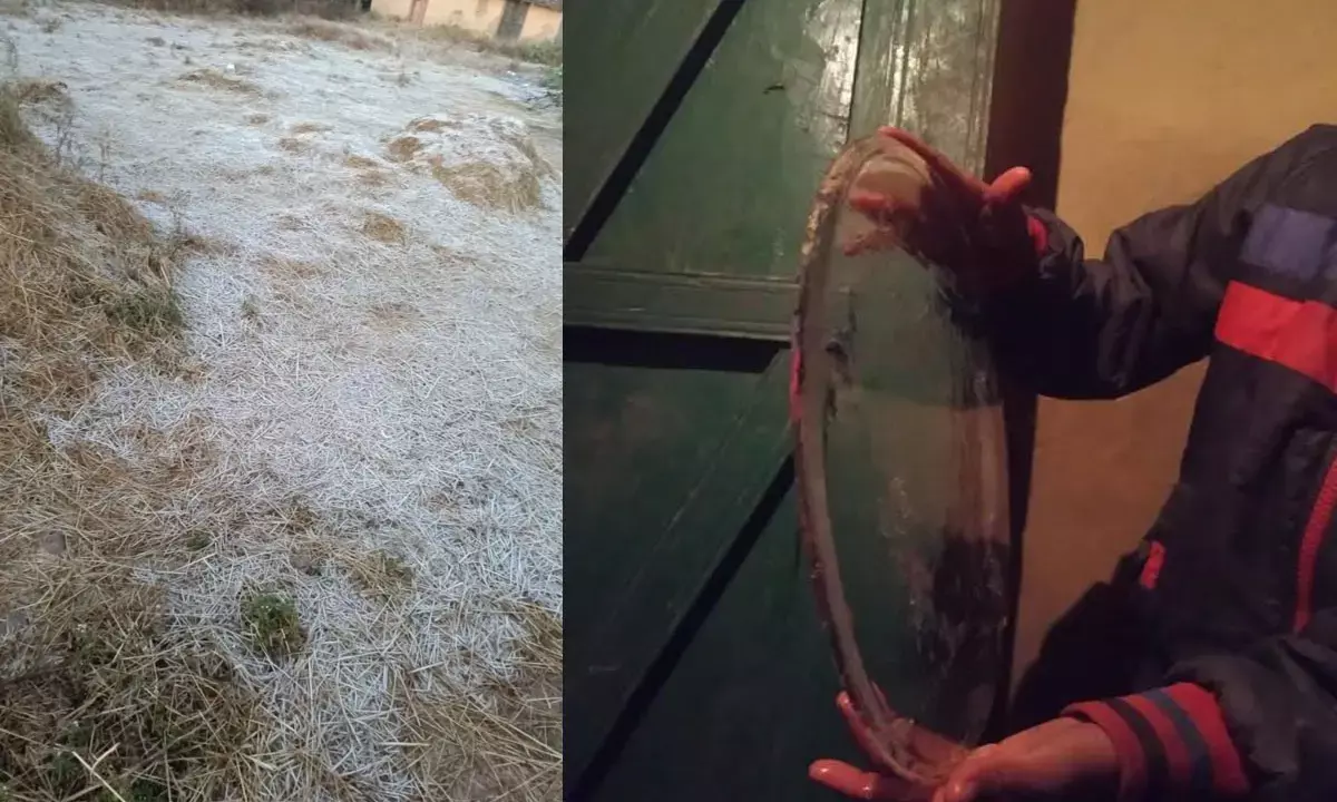 Surguja News: मैनपाट में जमी बर्फ, लगातार दूसरे दिन तापमान तीन डिग्री के करीब