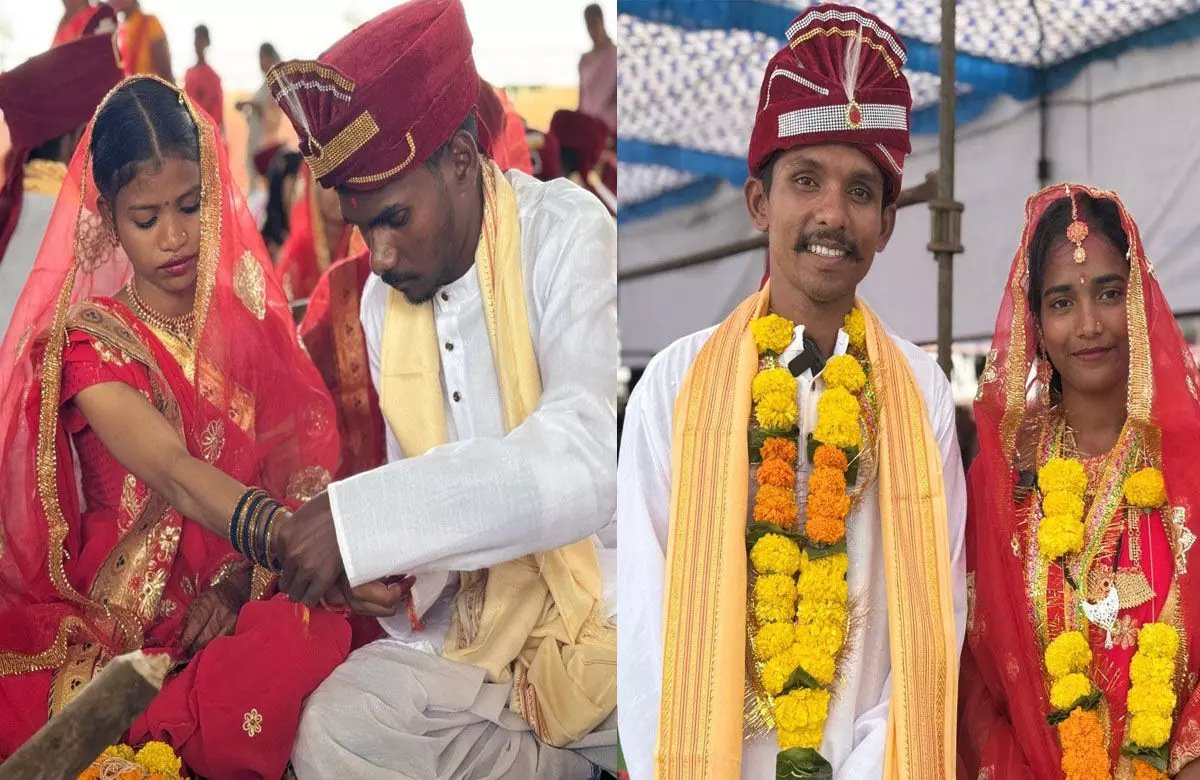 घोर नक्सल इलाकों में मुख्यमंत्री कन्या विवाह योजना से हो रही है नई जिंदगियों की शुरुआत, जवान ने नक्सल पीड़िता से रचाई शादी घोर नक्सल इलाकों में मुख्यमंत्री कन्या विवाह योजना से हो रही है नई जिंदगियों की शुरुआत, जवान ने नक्सल पीड़िता से रचाई शादी