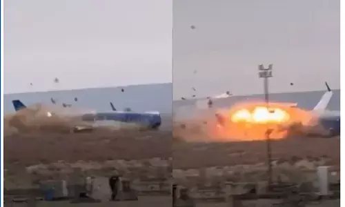 बड़ा विमान हादसा, 42 लोगों की मौत, 70 यात्री थे सवार, एयरपोर्ट के पास बड़ा हादसा...