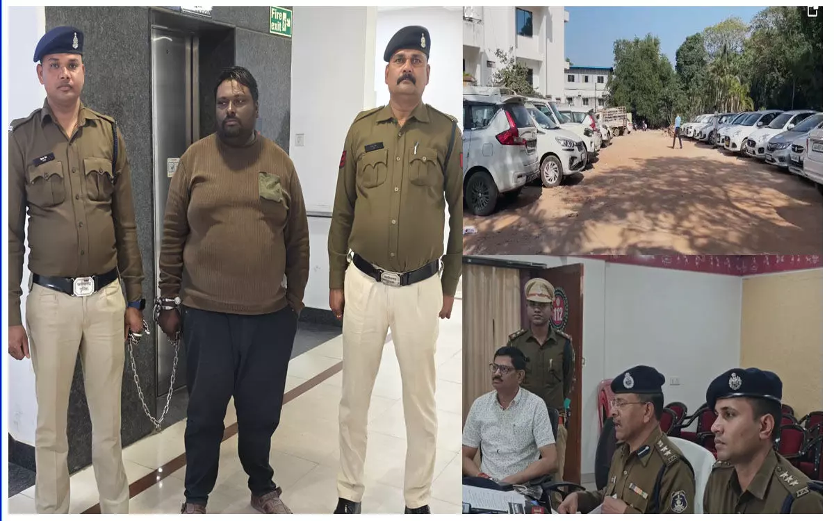 Raipur News: शातिर आरोपी गिरफ्तार, महंगे वाहनों को किराये में लेकर बेच देता था दूसरे को, 2.02 करोड़ की 23 चारपहिया वाहन जब्त Raipur News: शातिर आरोपी गिरफ्तार, महंगे वाहनों को किराये में लेकर बेच देता था दूसरे को, 2.02 करोड़ की 23 चारपहिया वाहन जब्त