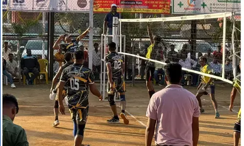 अखिल भारतीय वॉलीबॉल खेल का उद्घाटन, विधायक राजेश मूणत बोले-खेलेंगे तभी स्वस्थ रहेंगे