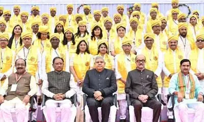 Bilaspur News: गुरु घासीदास केंद्रीय विश्वविद्यालय बिलासपुर के 11 वें दीक्षांत समारोह में शामिल हुए उपराष्ट्रपति