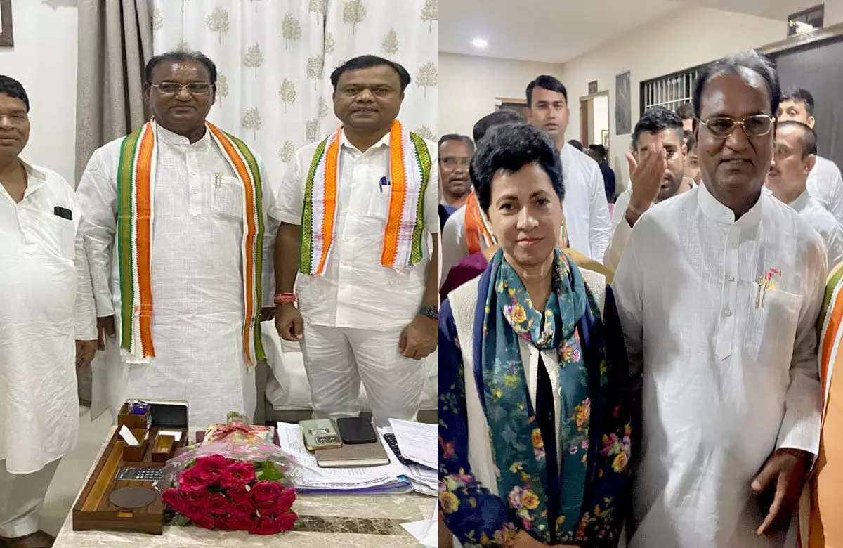 P. R. Khute: CG कांग्रेस को बड़ा झटका, पूर्व सांसद और पार्टी के उपाध्यक्ष ने दिया इस्तीफा... P. R. Khute: CG कांग्रेस को बड़ा झटका, पूर्व सांसद और पार्टी के उपाध्यक्ष ने दिया इस्तीफा...