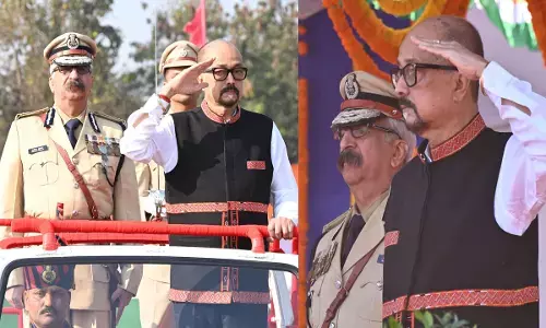 राज्यपाल रमेन डेका ने राजधानी रायपुर में पुलिस परेड ग्राउंड में ध्वजारोहण किया, जनता के नाम दिया सन्देश...