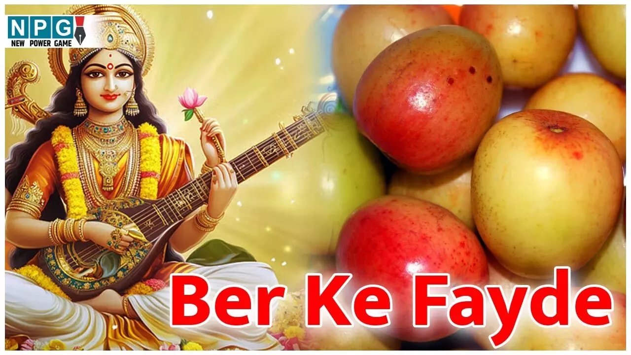 Ber Ke Fayde: माँ सरस्वती को खूब भाते हैं भोग में बेर,आपकी बेटी के लिए भी हैं बेहद फायदेमंद, जानिये बेर के कमाल के फायदे... Ber Ke Fayde: माँ सरस्वती को खूब भाते हैं भोग में बेर,आपकी बेटी के लिए भी हैं बेहद फायदेमंद, जानिये बेर के कमाल के फायदे...