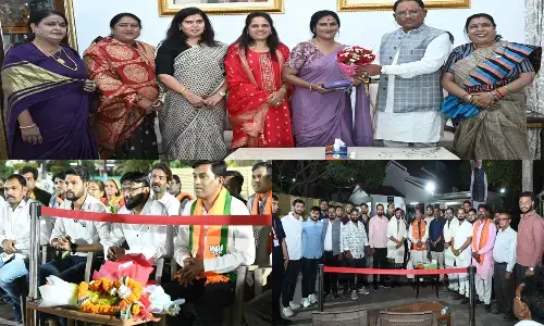 मुख्यमंत्री विष्णु देव साय से नवनिर्वाचित मेयर सहित पार्षदों ने की मुलाकात...