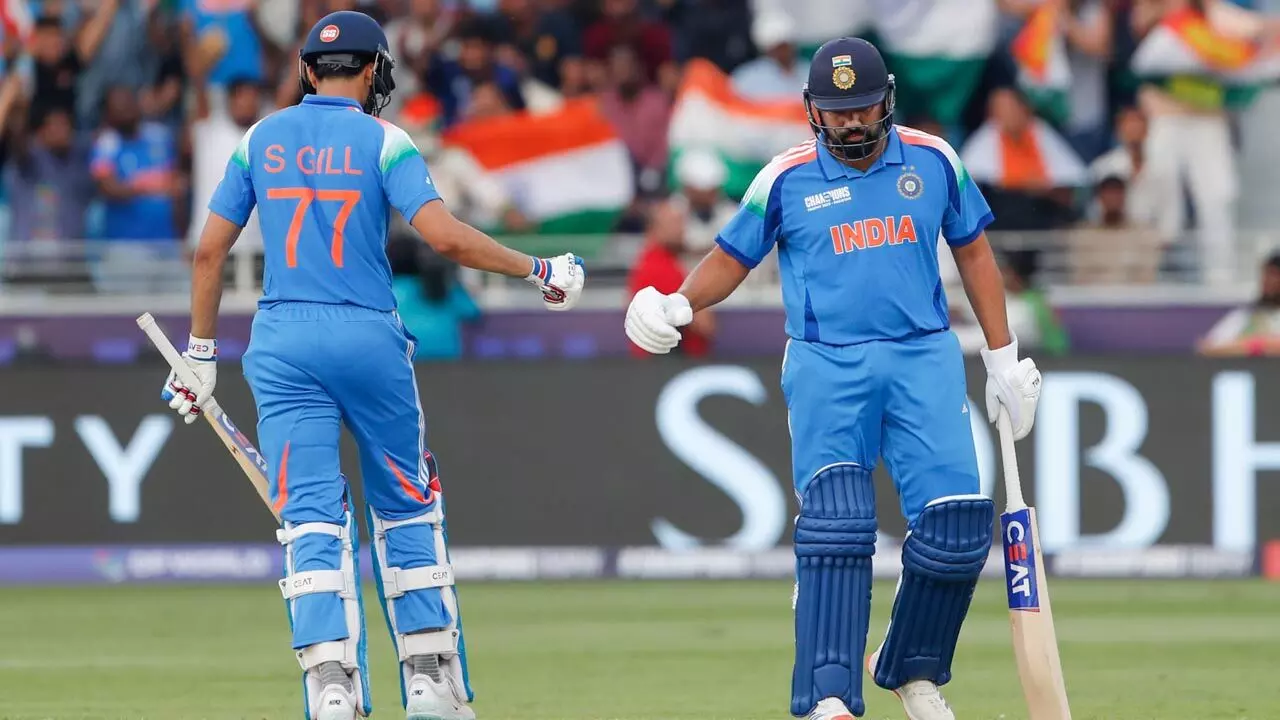 IND vs BAN Champions Trophy 2025: टीम इंडिया को लगा पहला झटका, रोहित की दमदार दमदार पारी का हुआ अंत, जानिए क्या है स्कोर...