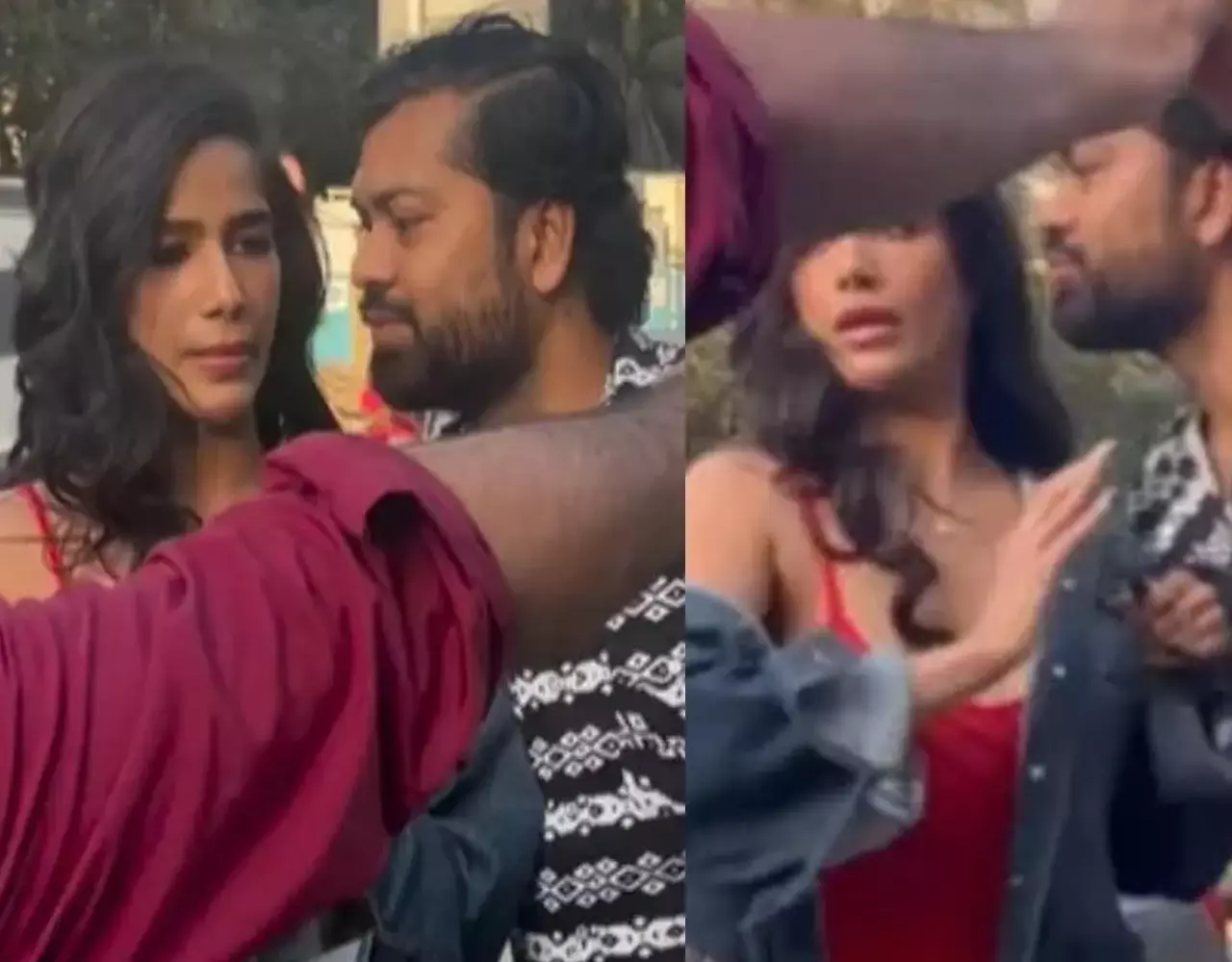 Poonam Pandey Kiss Video: ओ भाई, इस आदमी पर चढ़ा उदित नारायण का खुमार, सेल्फी के बहाने एक्ट्रेस पूनम पांडे को जबरदस्ती KISS, वीडियो वायरल...