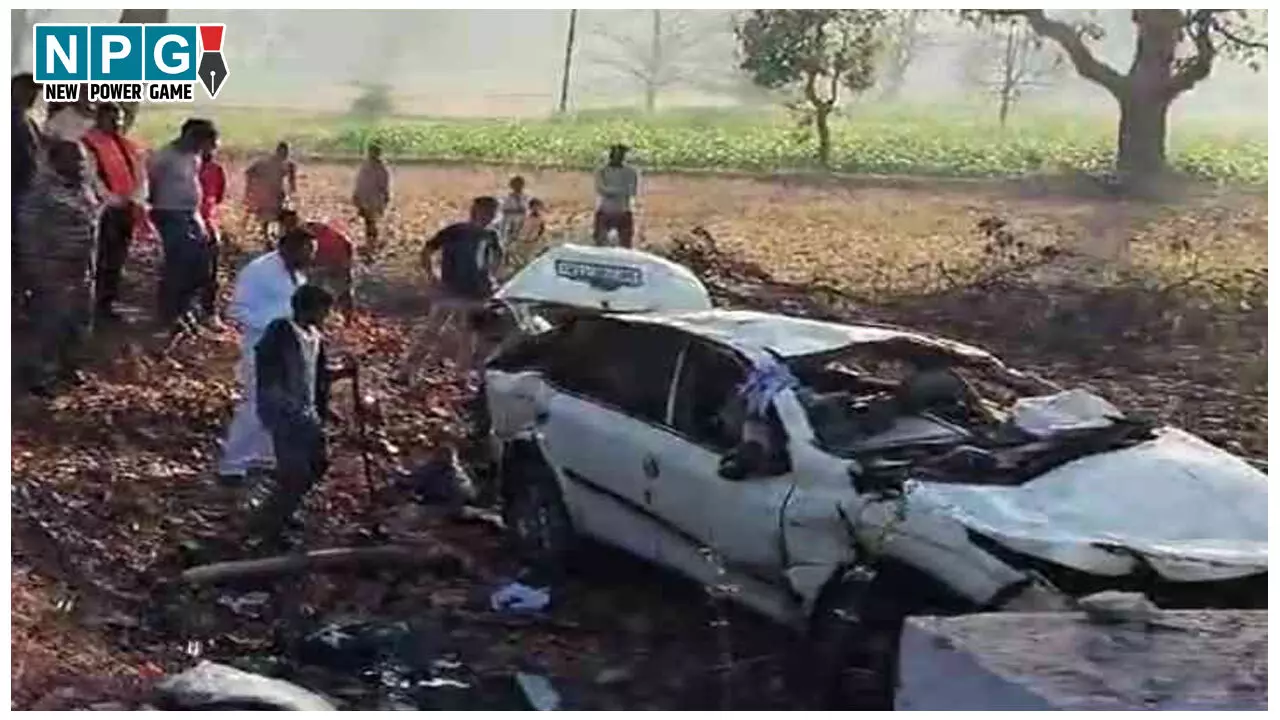 CG Road Accident: CG में दर्दनाक हादसा, महाकुंभ जा रहे श्रद्धालुओं की कार पुलिया से टकराई, 2 की मौके पर मौत, 3 घायल CG Road Accident: CG में दर्दनाक हादसा, महाकुंभ जा रहे श्रद्धालुओं की कार पुलिया से टकराई, 2 की मौके पर मौत, 3 घायल