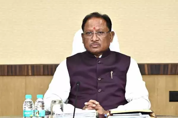 Vishnudeo Cabinet: विष्णुदेव कैबिनेट की बैठक शुरू: मंत्रालय में सीएम की अध्यक्षता में हो रही है बैठक, देखिये फोटो और वीडियो Vishnudeo Cabinet: विष्णुदेव कैबिनेट की बैठक शुरू: मंत्रालय में सीएम की अध्यक्षता में हो रही है बैठक, देखिये फोटो और वीडियो