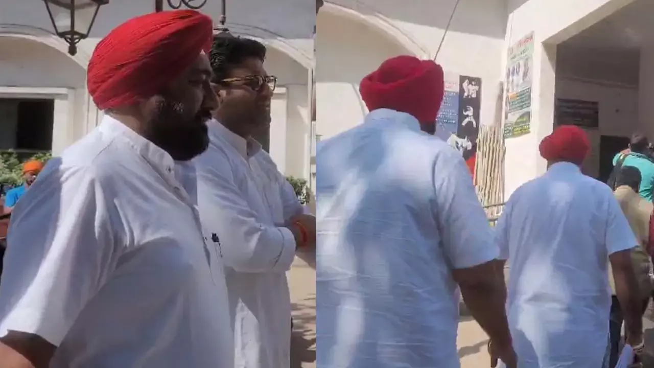 Minister Malkit Singh in ED: पीसीसी के प्रभारी महामंत्री मलकीत सिंह गेंदू पहुंचे ईडी दफ्तर... Minister Malkit Singh in ED: पीसीसी के प्रभारी महामंत्री मलकीत सिंह गेंदू पहुंचे ईडी दफ्तर...