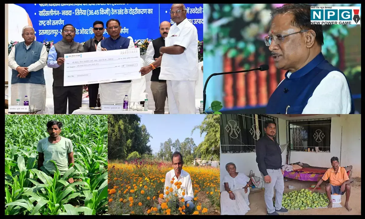 CM Vishnudeo Sai: मुख्यमंत्री विष्णुदेव साय की योजनाओं से किसानों की बदल रही तकदीर, खेती से हो रहा दोगुना लाभ...