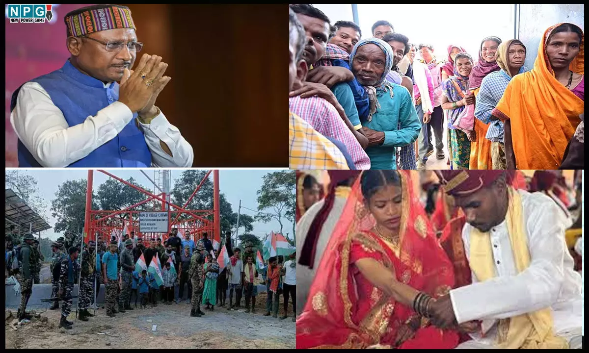 जहां गूंजती थी गोलियों के आवाजें, उस बस्तर के गांवों में गूंजा लोकतंत्र का स्वर, विष्णुदेव सरकार के प्रयासों से सामान्य होता जनजीवन जहां गूंजती थी गोलियों के आवाजें, उस बस्तर के गांवों में गूंजा लोकतंत्र का स्वर, विष्णुदेव सरकार के प्रयासों से सामान्य होता जनजीवन