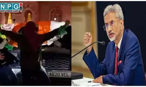 Attack On S Jaishankar: लंदन में भारतीय विदेश मंत्री जयशंकर पर हमले की कोशिश, कार के सामने खालिस्तानियों का हंगामा, तिरंगा फाड़ा