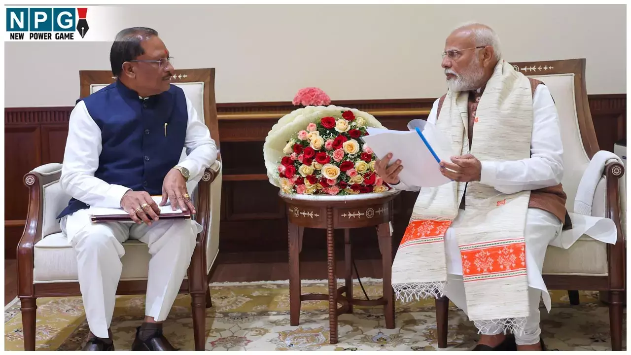 PM Meet to CG CM: PM मोदी को CM ने सौंपा बस्तर के विकास का रोडमैप, मोदी द्वारा लोकल चुनाव में ऐतिहासिक जीत पर विष्णुदेव के नेतृत्व की प्रशंसा... PM Meet to CG CM: PM मोदी को CM ने सौंपा बस्तर के विकास का रोडमैप, मोदी द्वारा लोकल चुनाव में ऐतिहासिक जीत पर विष्णुदेव के नेतृत्व की प्रशंसा...