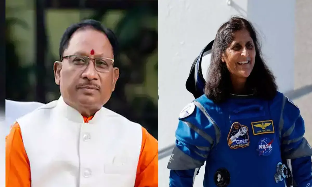 अंतरिक्ष यात्री सुनीता विलियम्स को CM विष्णु देव साय ने दी बधाई