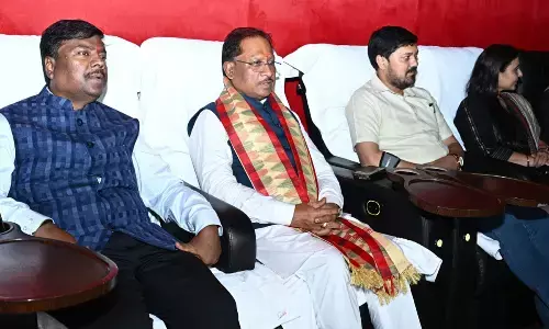 छावा फिल्म देखने पहुंचे सीएम विष्णुदेव साय, बोले-संभाजी महाराज ने देश, धर्म और संस्कृति की रक्षा के लिए अपना सर्वस्व न्यौछावर किया