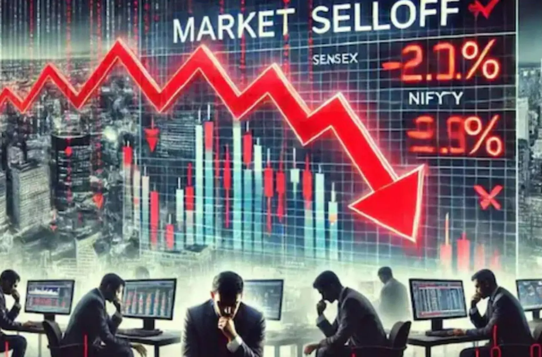 Stock Market Today Updates: ट्रंप टैरिफ का तगड़ा झटका! सेंसेक्स 800 अंक टूटा, निफ्टी 23000 के नीचे, निवेशकों का बुरा हाल! Stock Market Today Updates: ट्रंप टैरिफ का तगड़ा झटका! सेंसेक्स 800 अंक टूटा, निफ्टी 23000 के नीचे, निवेशकों का बुरा हाल!