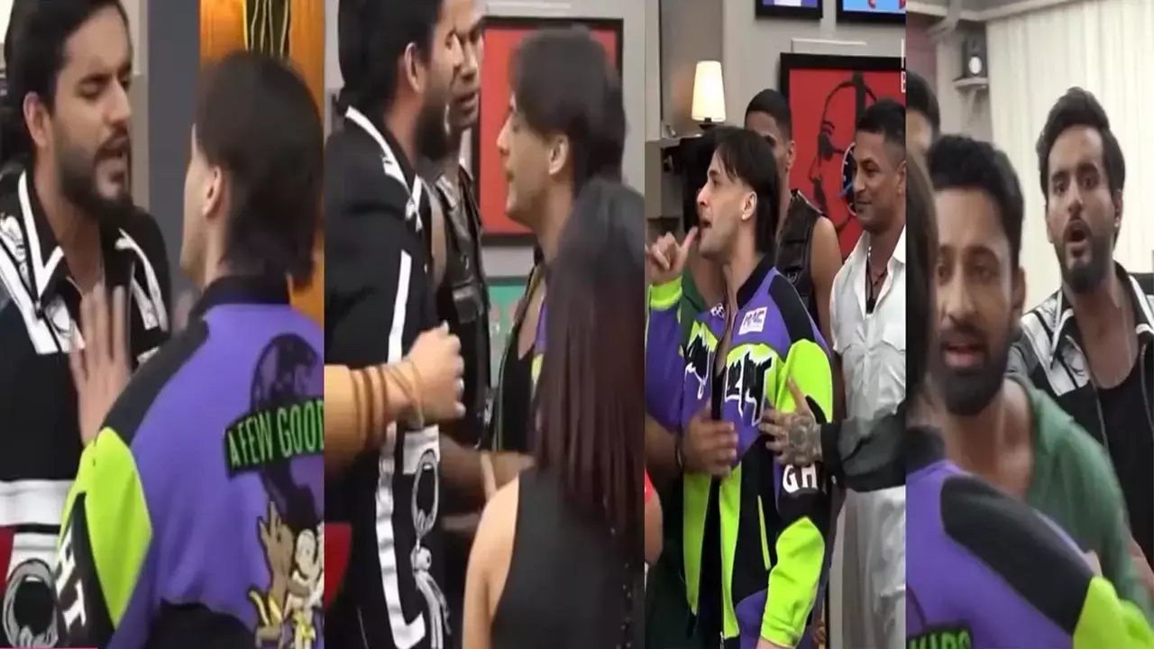Abhishek Malhan Asim Riaz Fight: रजत दलाल-आसिम से भिड़े अभिषेक, गुस्से में मारा थप्पड़, हुई फुल गाली-गलौज, VIDEO वायरल...