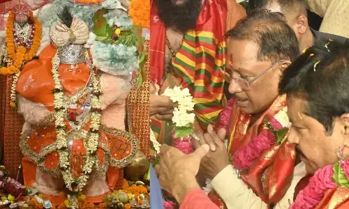 मुख्यमंत्री विष्णु देव साय ने हनुमान जयंती पर की पूजा-अर्चना, प्रदेशवासियों की सुख-समृद्धि का मांगा आशीर्वाद