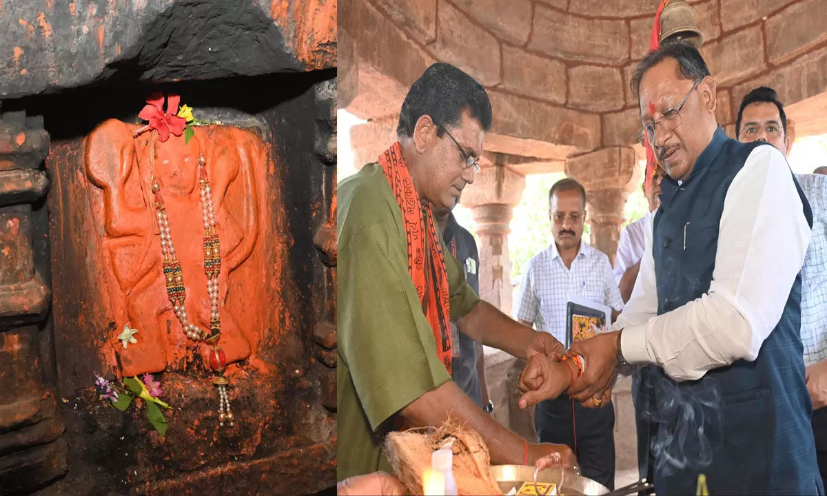 CM Vishnudeo Sai: मुख्यमंत्री ने प्राचीन शिव व हनुमान मंदिर के किए दर्शन, फणिनागवंशी राजाओं द्वारा नागर शैली में निर्मित हैं मंदिर CM Vishnudeo Sai: मुख्यमंत्री ने प्राचीन शिव व हनुमान मंदिर के किए दर्शन, फणिनागवंशी राजाओं द्वारा नागर शैली में निर्मित हैं मंदिर