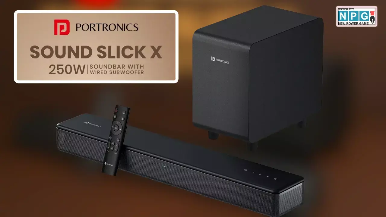 Portronics ने लॉन्च किया Sound Slick X साउंडबार: मिलेगा ₹7,999 में 250W का साउंड एक्सपीरियंस, क्या आपको खरीदना चाहिए?