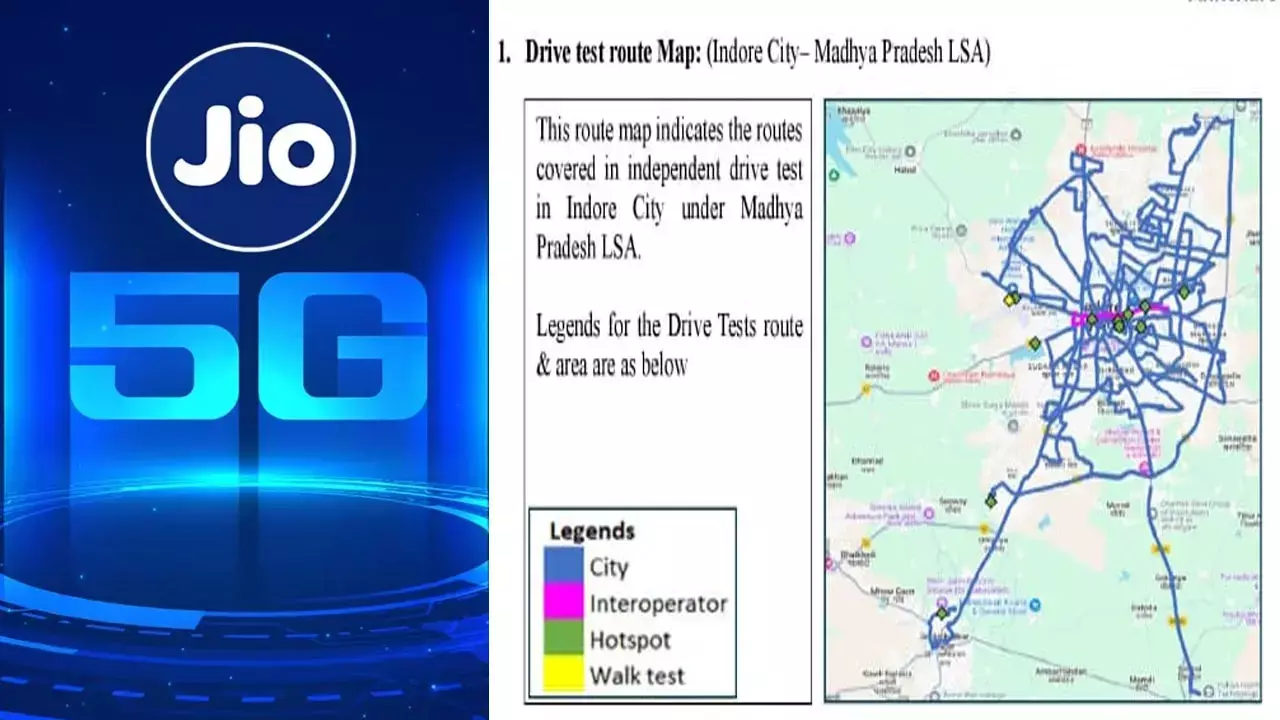 Reliance Jio News: रिलायंस जियो ने इंदौर में नेटवर्क और डाउनलोड स्पीड के क्षेत्र में नया मानक स्थापित किया....