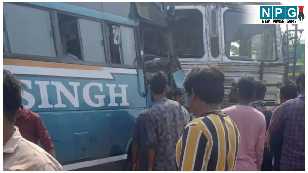 Bilaspur News: ट्रक और यात्री बस में जोरदार भिडंत, 20 यात्री घायल, घायलों का अस्पताल में चल रहा इलाज...