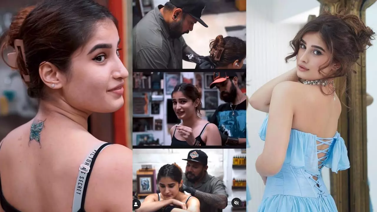 Rasha Thadani in Tattoo: 20 साल की रवीना की लाडली राशा थडानी ने गर्दन पर गुदवाया टैटू, इस खास शख्स को किया डेडिकेट, देखें वीडियो...