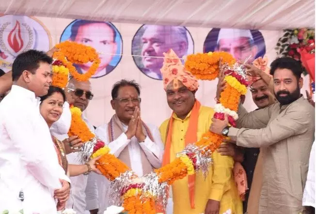 चन्द्रनाहू कुर्मी क्षत्रीय समाज के केन्द्रीय महाधिवेशन में शामिल हुए मुख्यमंत्री विष्णुदेव साय...