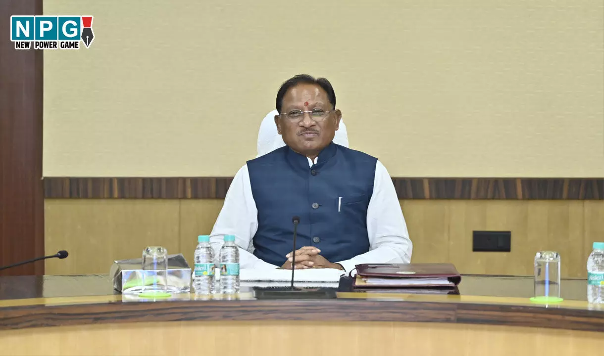 CG Cabinet: मुख्यमंत्री विष्णुदेव साय की अध्यक्षता में कैबिनेट की बैठक शुरू, कई महत्वपूर्ण फैसलों में लगेगी मुहर, देखें फोटो और वीडियो...