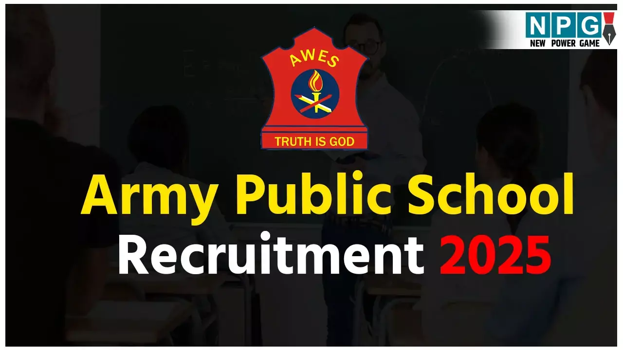 Army Public School Recruitment 2025: आर्मी पब्लिक स्कूल में टीचर के पोस्ट पर निकली भर्ती, जल्दी करें आवेदन