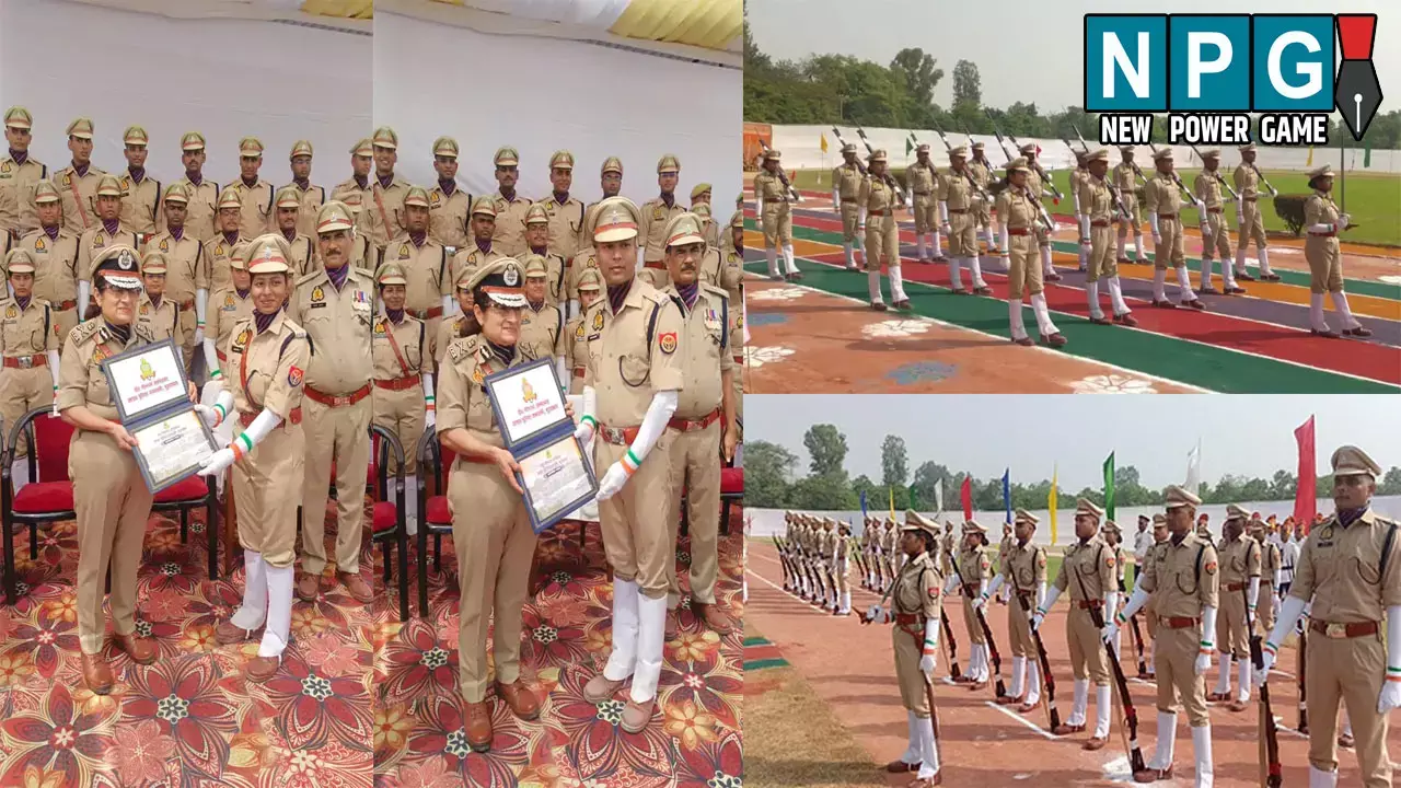 उत्तरप्रदेश पुलिस को मिले 34 नए डिप्टी SP, DG ट्रेनिंग मे ली परेड की सलामी