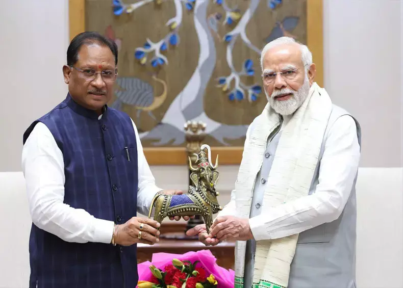 CM Vishnudeo Sai: DGP और चीफ सिकरेट्री का फैसला आज? CM विष्णुदेव अचानक दिल्ली गए, अमित शाह के बाद PM मोदी से की मुलाकात