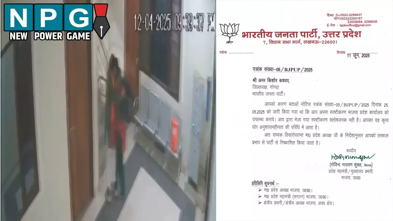 BJP जिलाध्यक्ष पार्टी से निष्कासित,  महिला के साथ वीडियो हुआ था वायरल