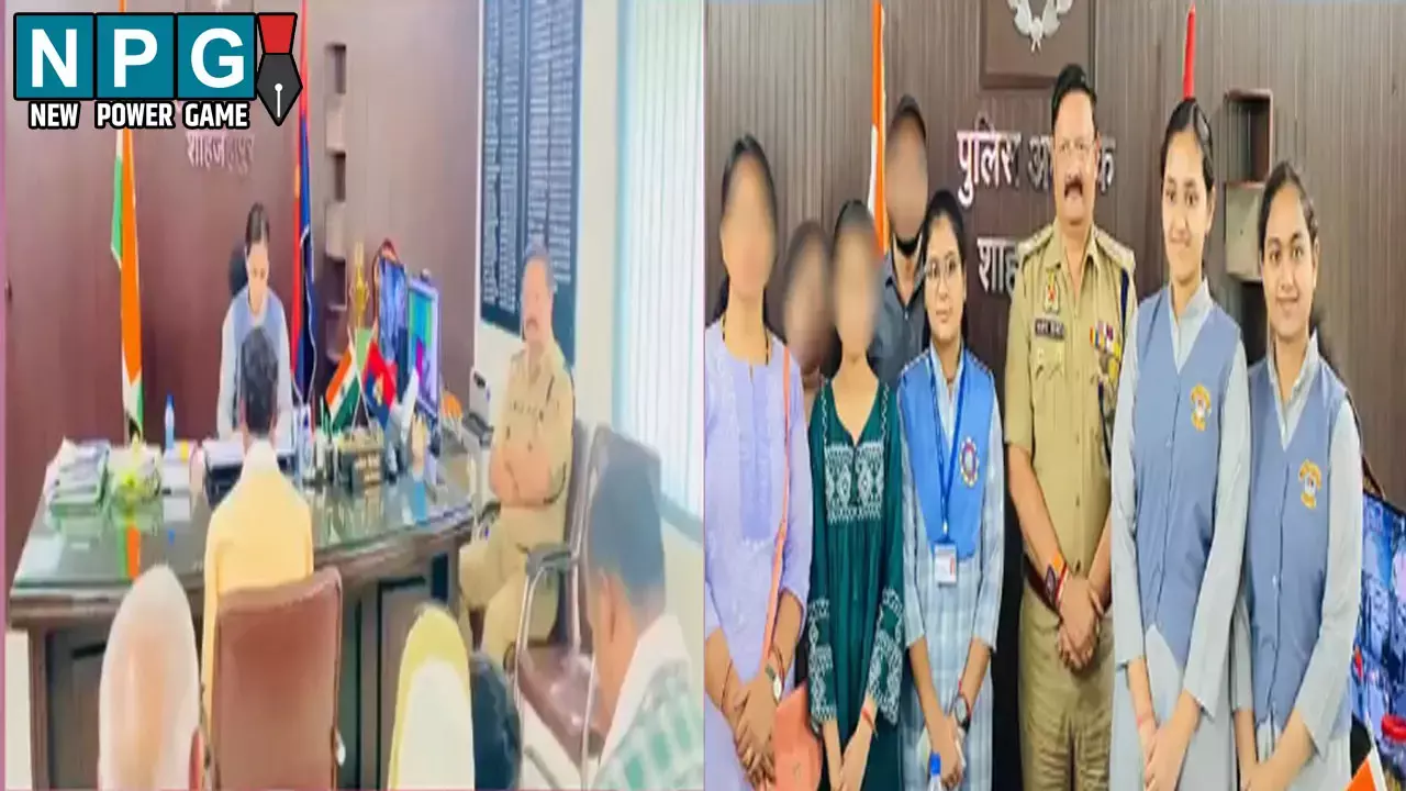 छात्राएं बनी एक दिन की SP-SSP और CO, टूटने से बचाया परिवार