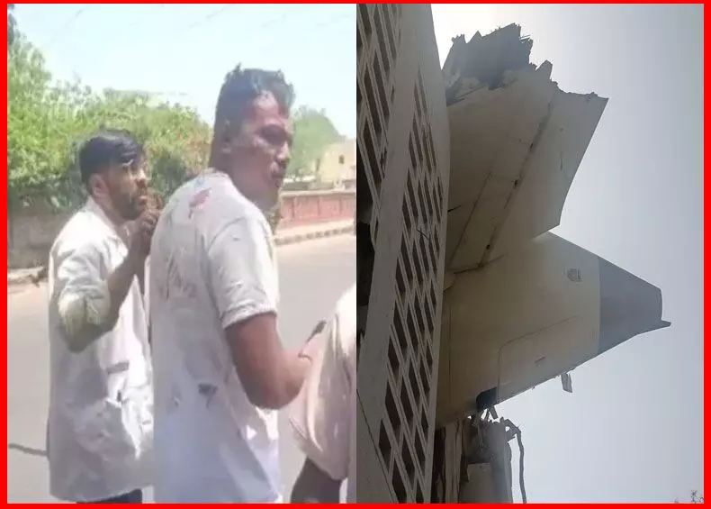 Ahamadabad London Plane Crash : चमत्कार! एयर इंडिया विमान हादसे में जिंदा बच गया एक शख्स, हादसे के बाद सड़क पर चलते नजर आये...