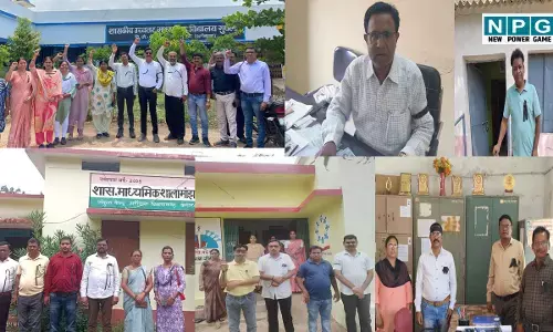 Yuktiyuktakaran: सीजी में स्कूल शुरू, लेकिन शिक्षकों का विरोध जारी, पहले दिन ही काली पट्टी बांधकर प्रदर्शन, शिक्षक साझा मंच ने आंदोलन को विस्तार देने बनाई रणनीति