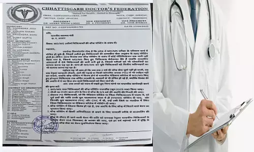 Raipur News: छत्तीसगढ़ के MD/MS उत्तीर्ण चिकित्सकों की बॉन्ड पोस्टिंग में देरी को लेकर आक्रोश, तत्काल कार्रवाई की मांग